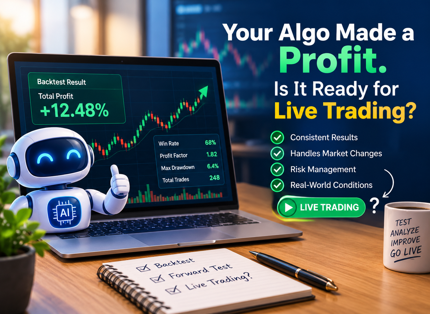 Your Algo Made a Profit. Is It Ready for Live Trading?